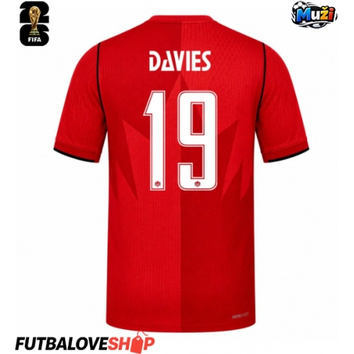 Dres Kanada Alphonso Davies #19 Domáci MS 2026 Krátky Rukáv